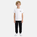 Pack de 2 Camisetas y Pantalones de Chándal Ellesse Niño Blanco/Azul Marino