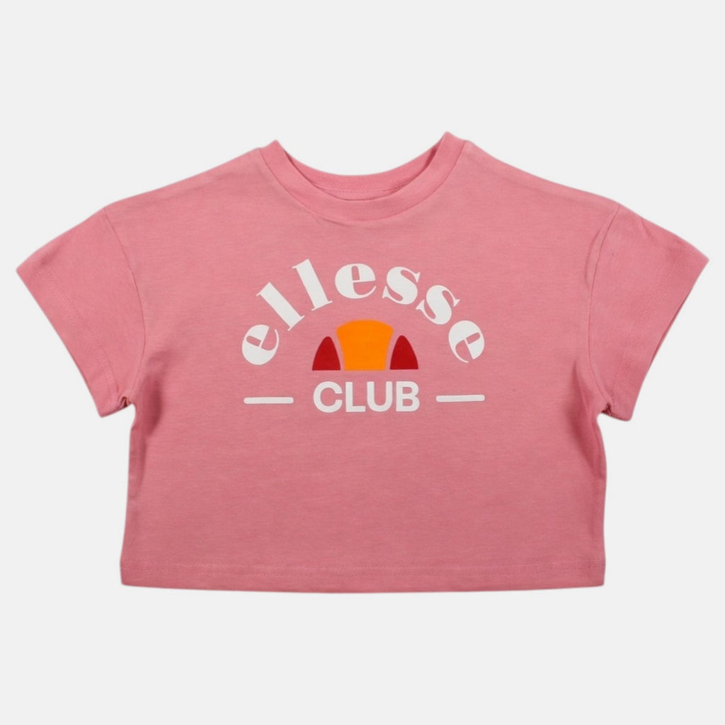 Ellesse Girls' Short Sleeve T-Shirt - Pink