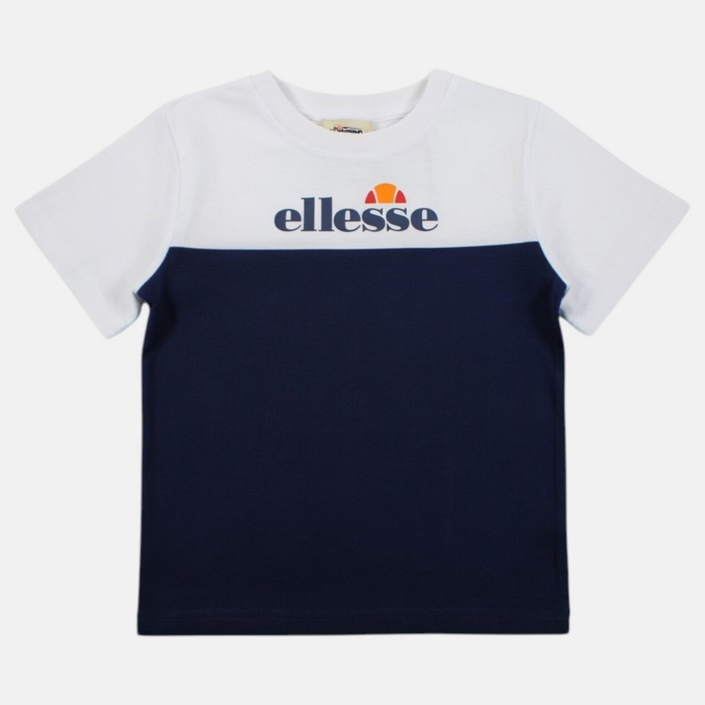 T-Shirt Manches Courtes Ellesse Garcon - Blanc