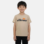 Ellesse Boys Short Sleeve T-Shirt - Beige