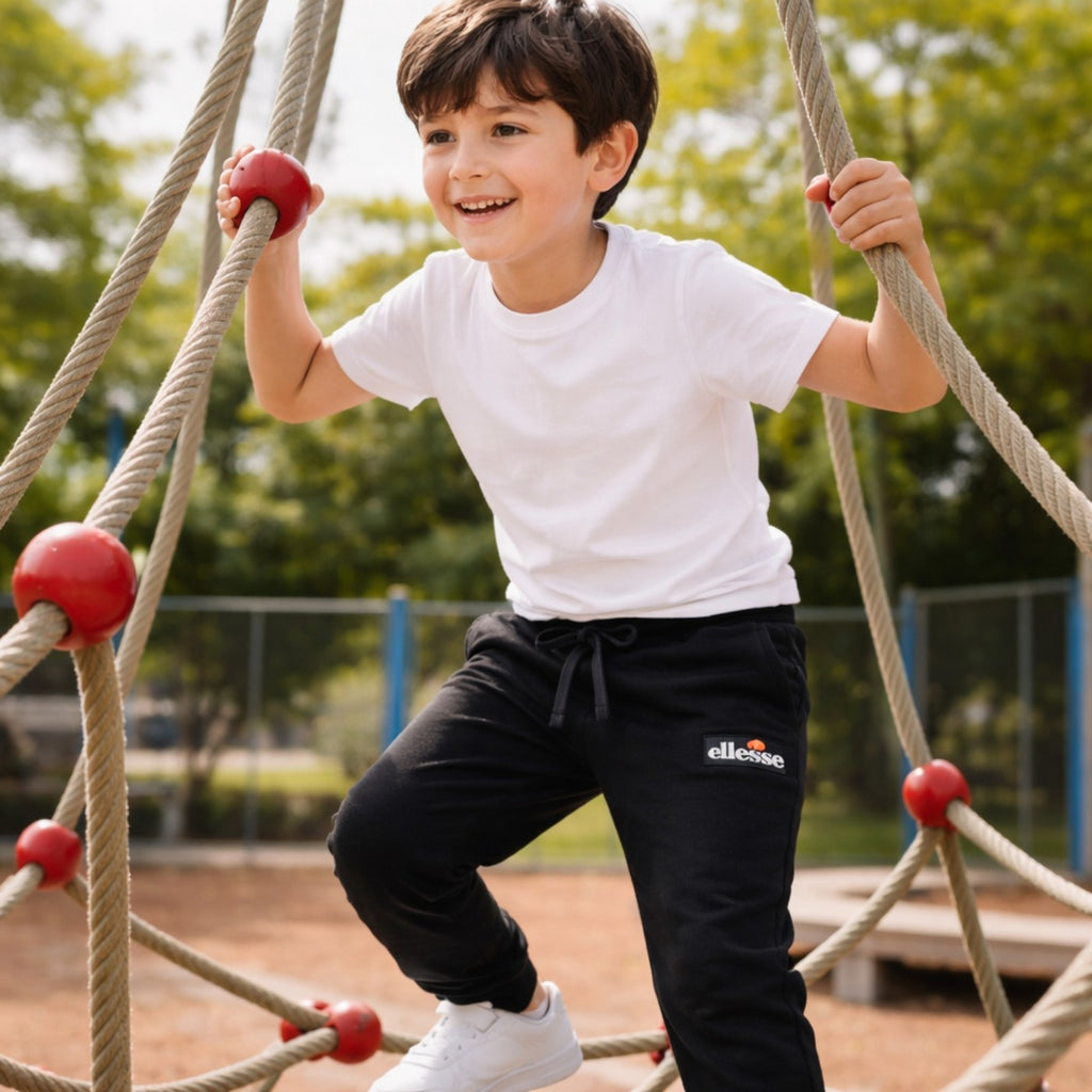 Pantalones deportivos para niños Ellesse - Black