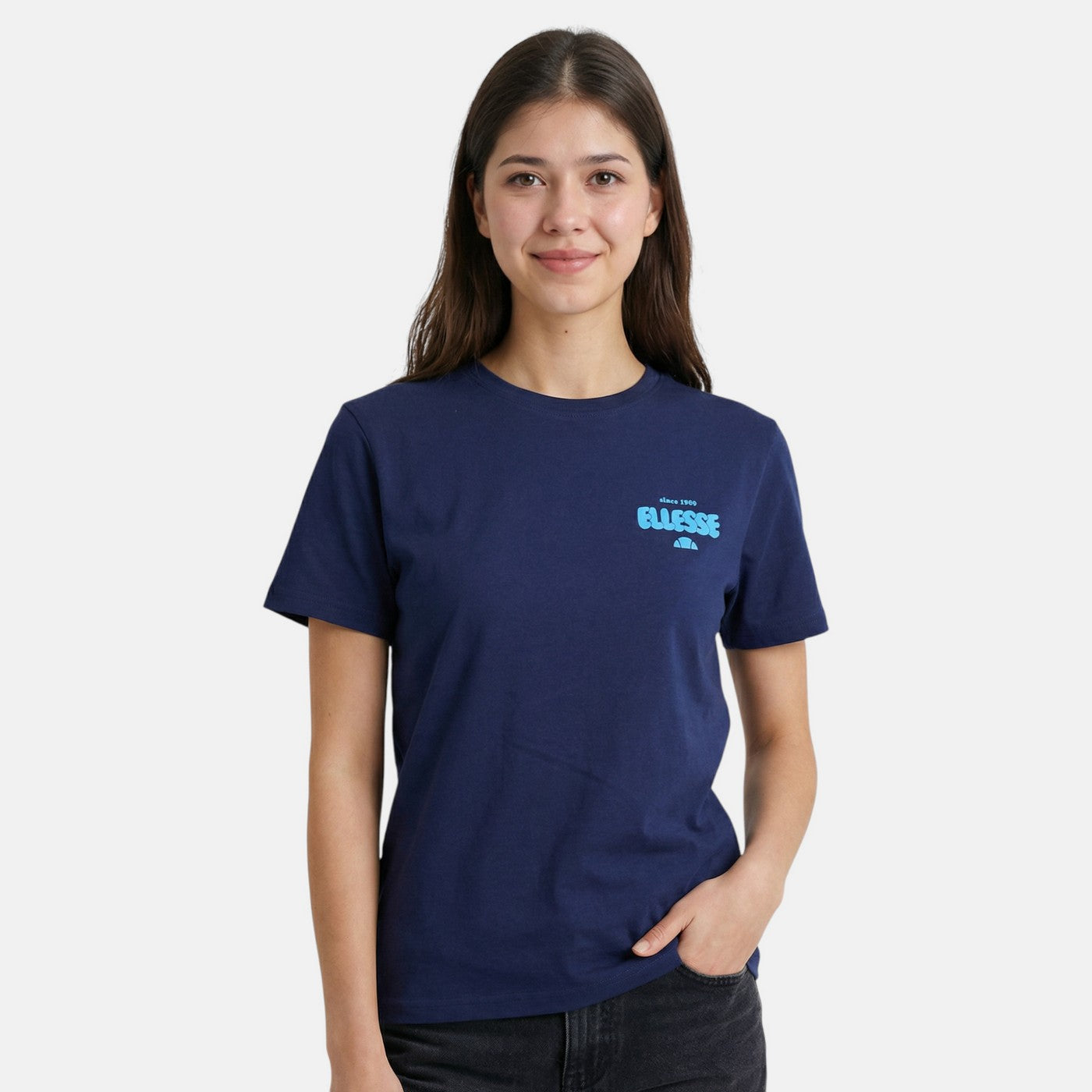 Ellesse Women's Short Sleeve T-Shirt - Navy