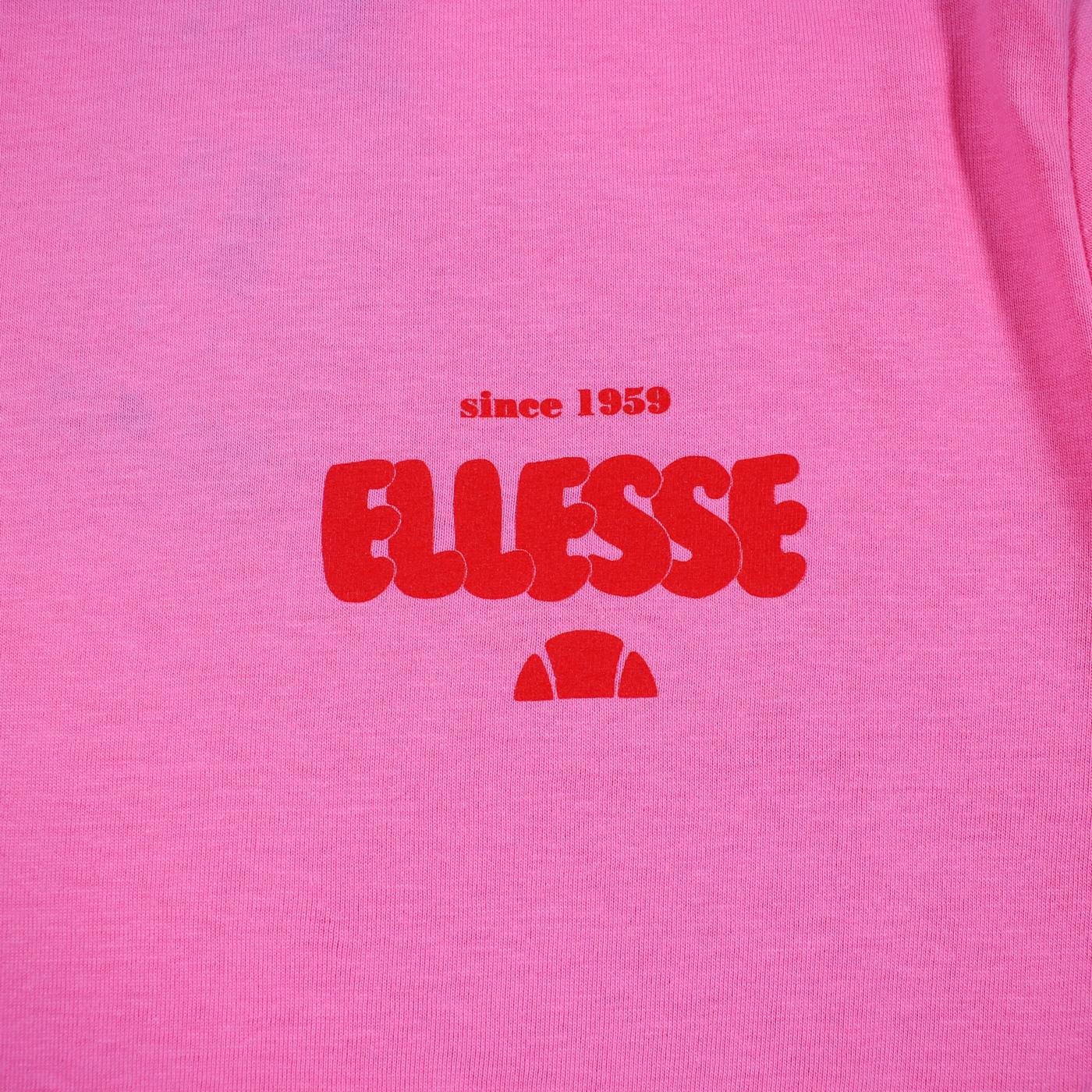 T-Shirt Manches Courtes Ellesse Femme - Rose