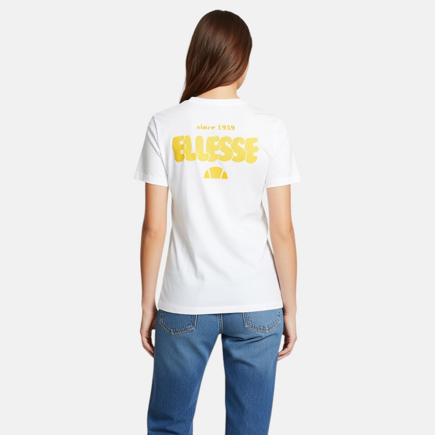 T-Shirt Manches Courtes Ellesse Femme - Blanc