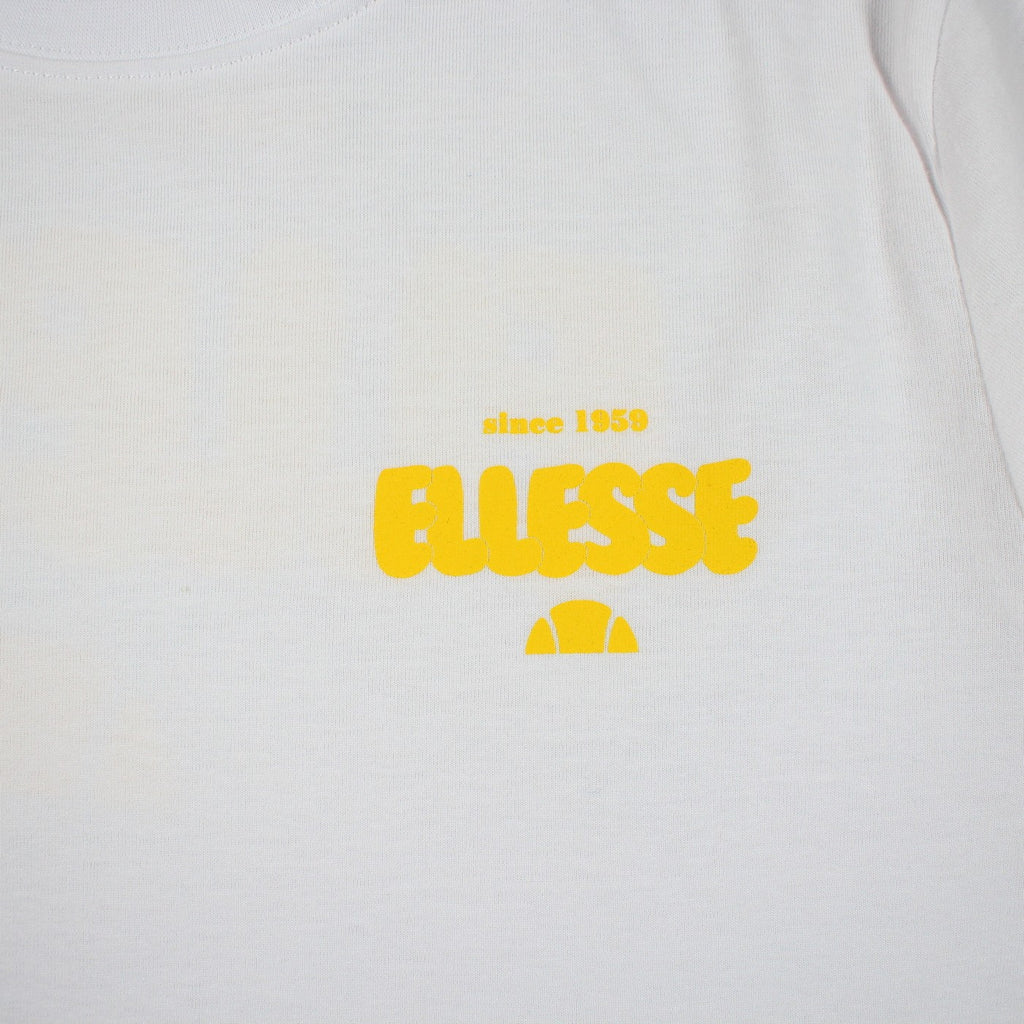 T-Shirt Manches Courtes Ellesse Femme - Blanc