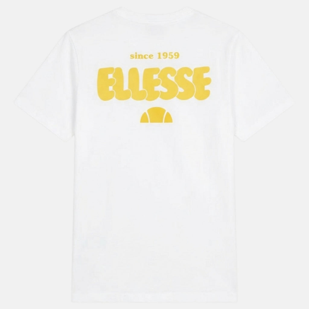 T-Shirt Manches Courtes Ellesse Femme - Blanc