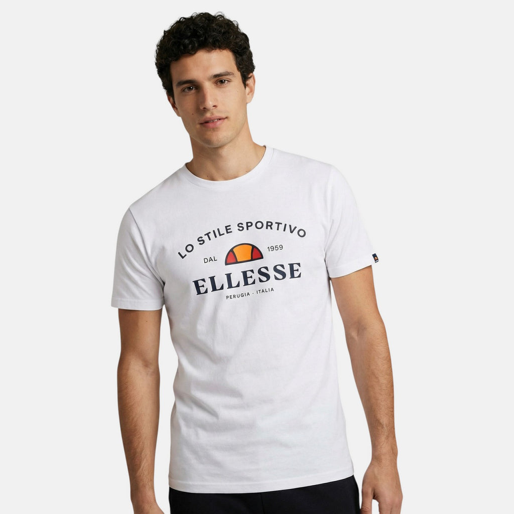 Ellesse Men's Short Sleeve T-Shirt - White