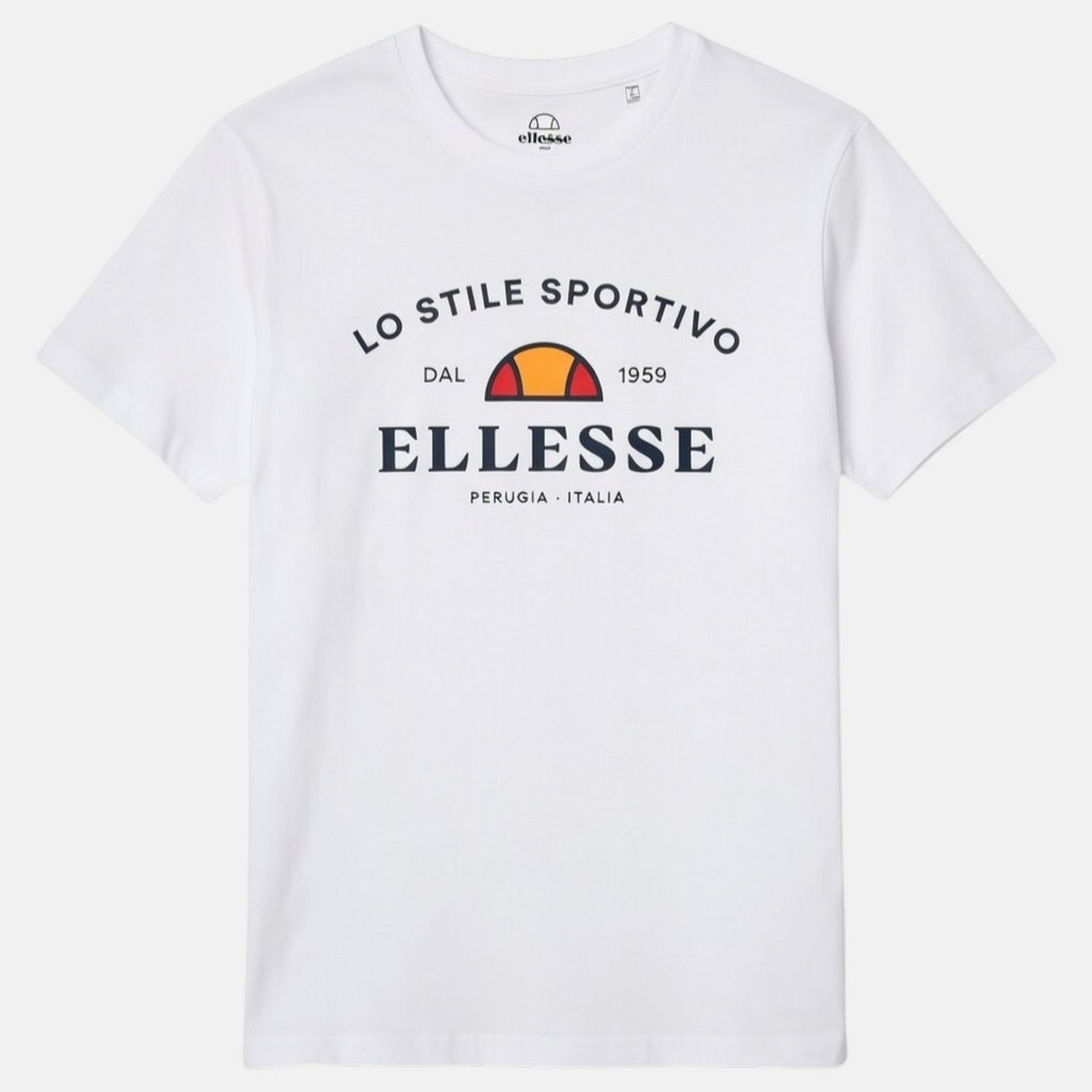 Ellesse Men's Short Sleeve T-Shirt - White