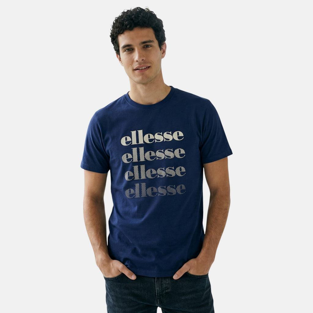 Ellesse Men's Short Sleeve T-Shirt - Navy