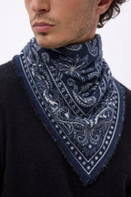 Piccolo bandana Ski - Blu navy - Uomo - 100% cashmere