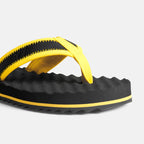 Children's Flip Flops - Black/Yellow - Men