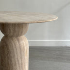 Table En Travertin