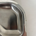 Plat En Inox Vintage