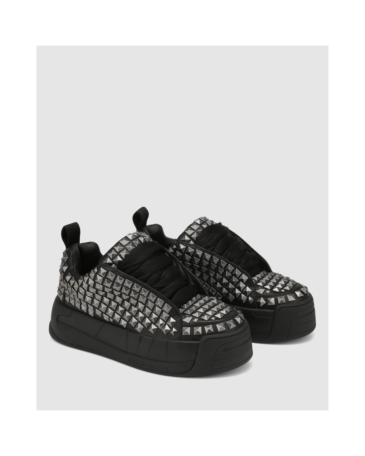 Claquettes Slide Stud - Noir Clouté - Homme