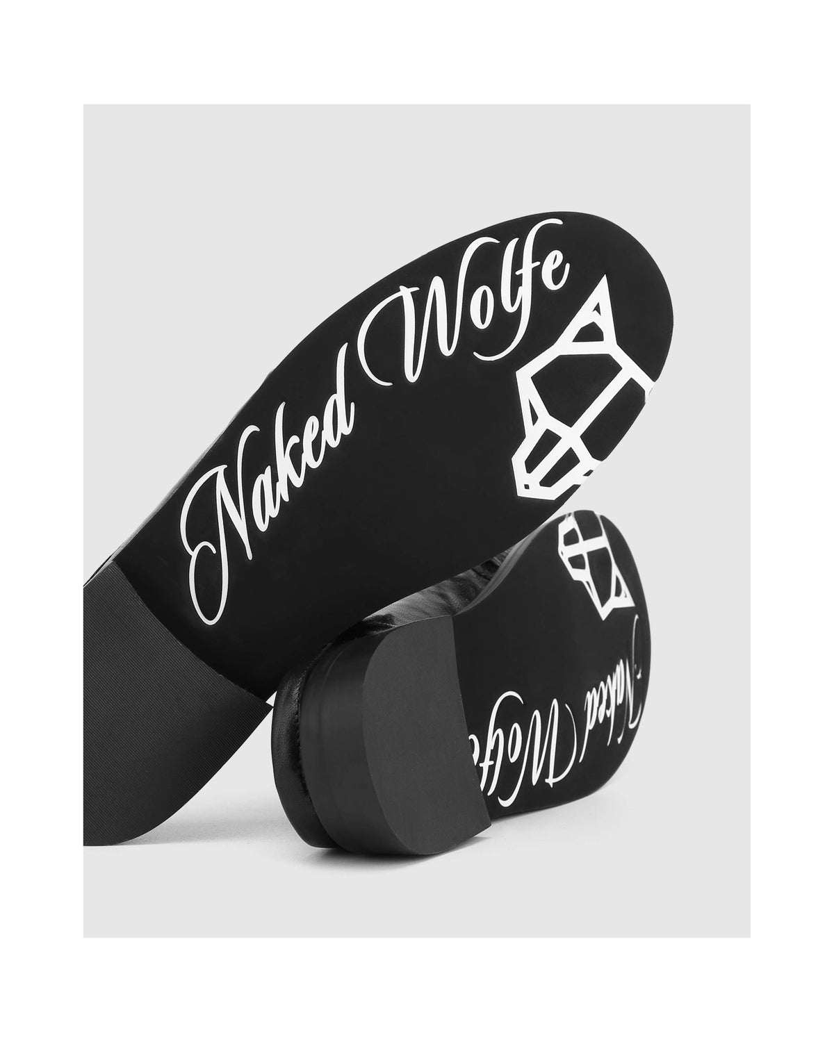 Slippersy Naked Wolfe - Czarne - Damskie