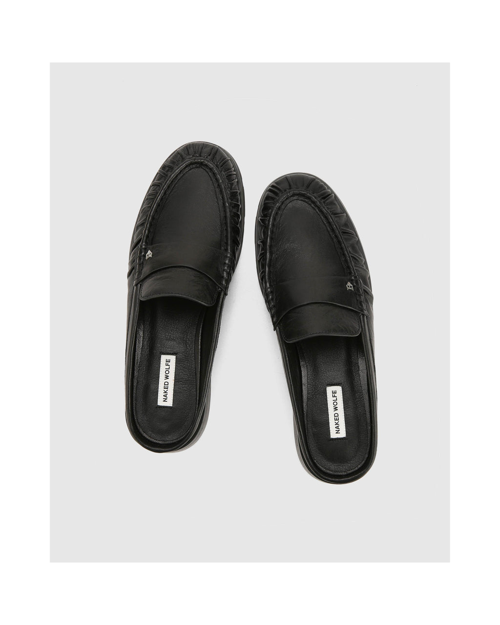 Slippersy Naked Wolfe - Czarne - Damskie