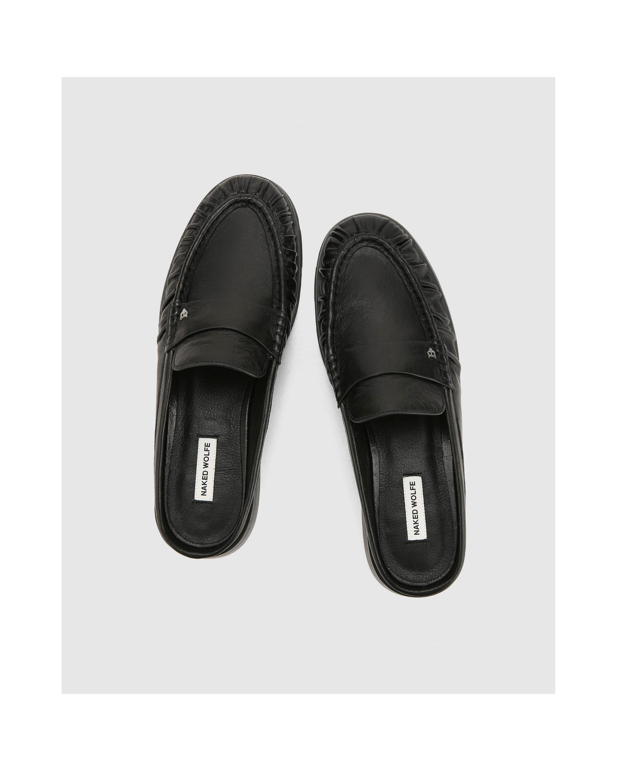 Slippersy Naked Wolfe - Czarne - Damskie
