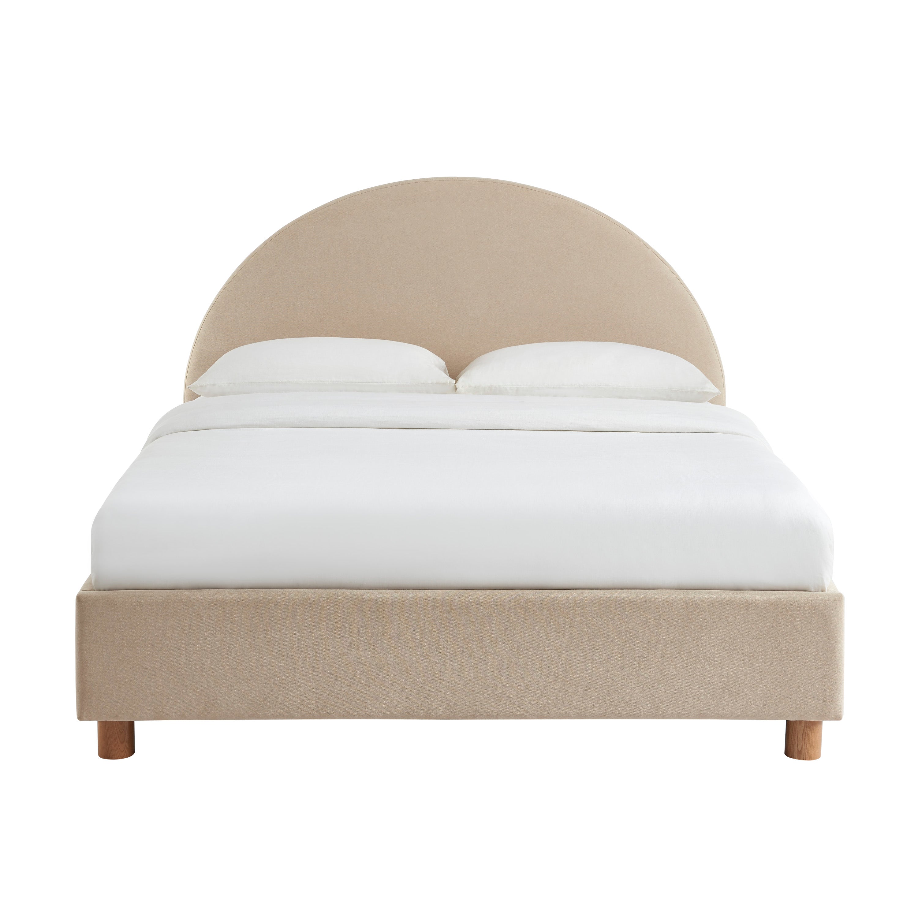 Taijo - Bed - Velvet - Sand Beige