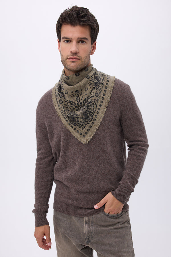 Angy Small Bandana - Khaki Green Black - Men