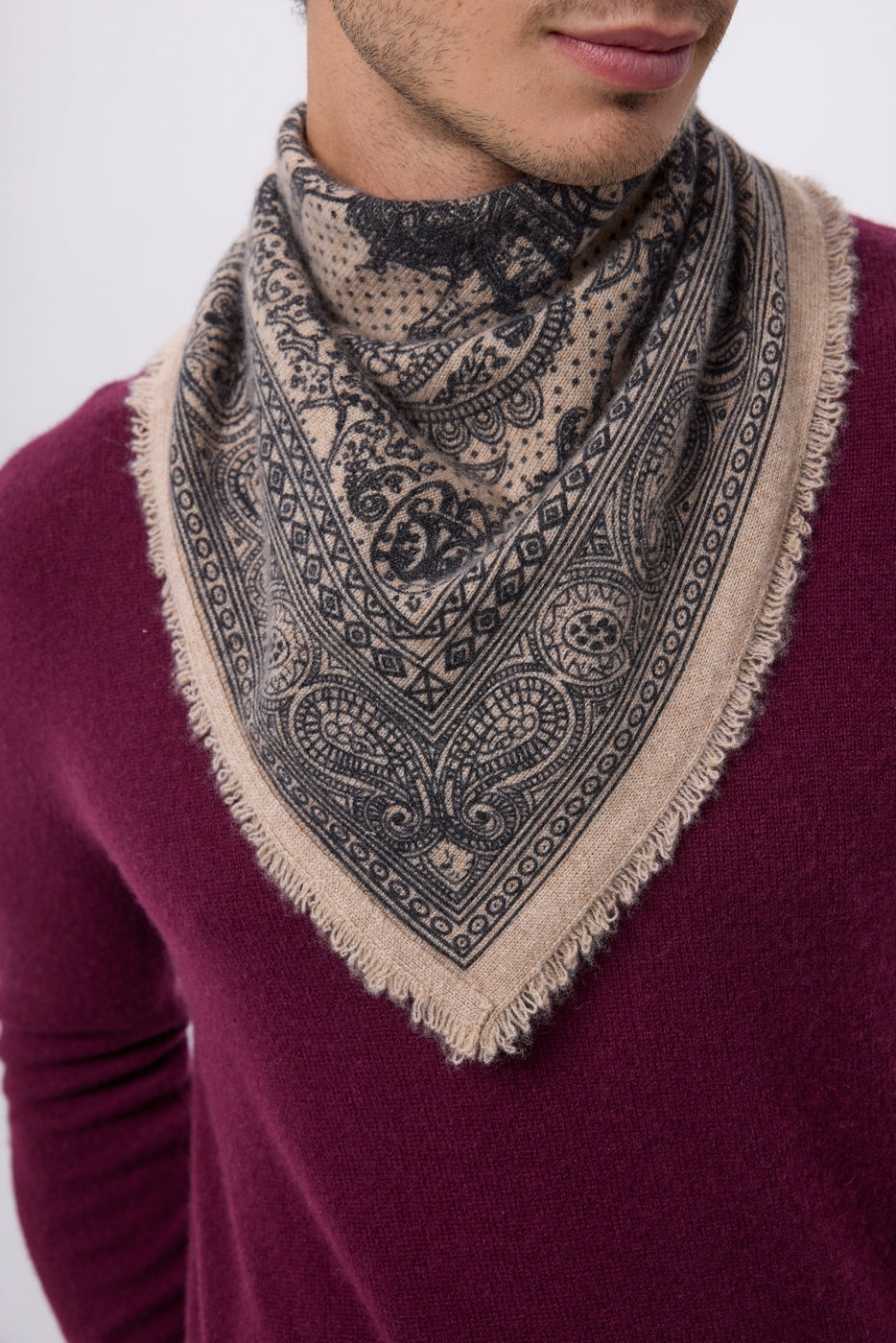 Bandana pequeño Apollon - Beige Crema - Hombre