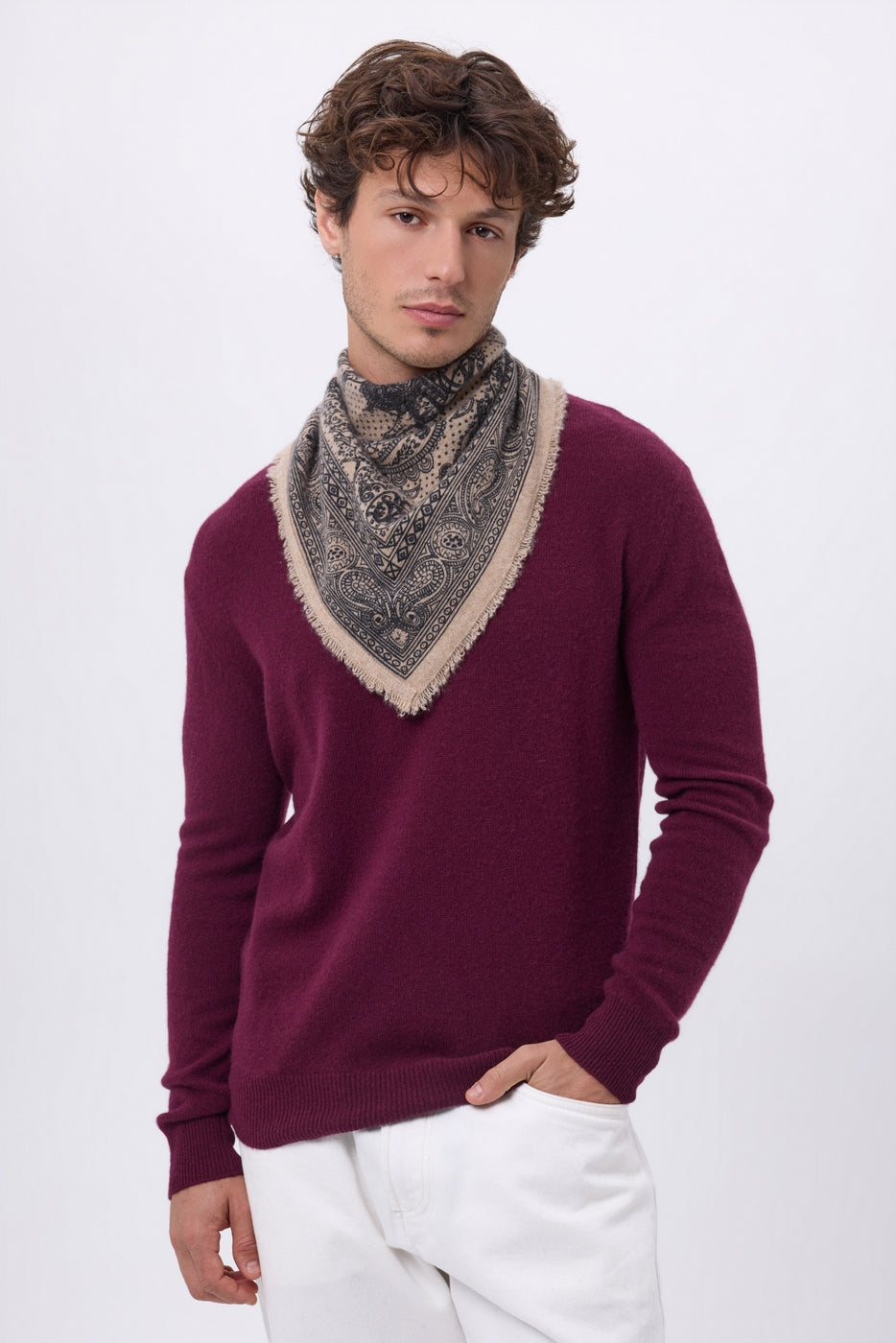 Bandana pequeño Apollon - Beige Crema - Hombre