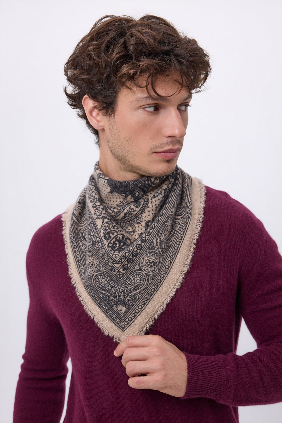 Bandana pequeño Apollon - Beige Crema - Hombre