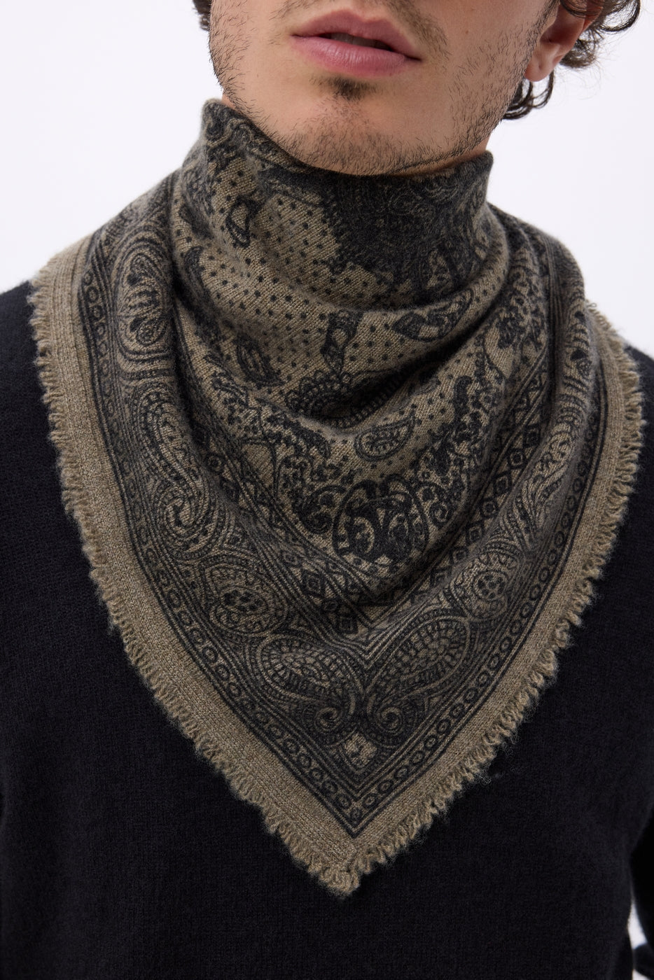 Bandana pequeño Apollon - Caqui jaspeado - Hombre