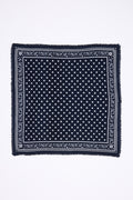 Bandana Piccola Dotty - Blu Marino - Donna - 100% Cashmere