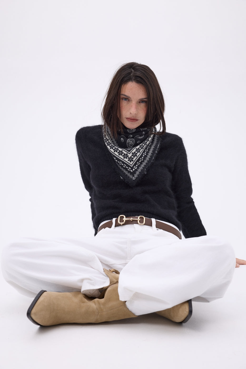 Bandana pequeño Peppy - Negro - Mujer