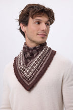 Small Peppy Bandana - Brown - Men