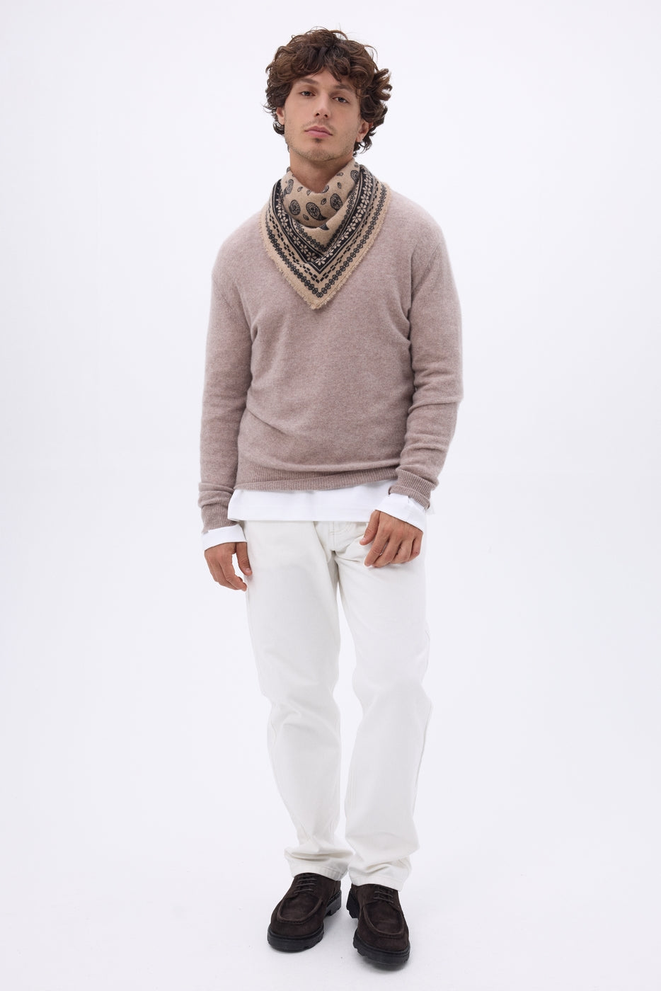 Bandana pequeño Peppy - Beige crema - Hombre