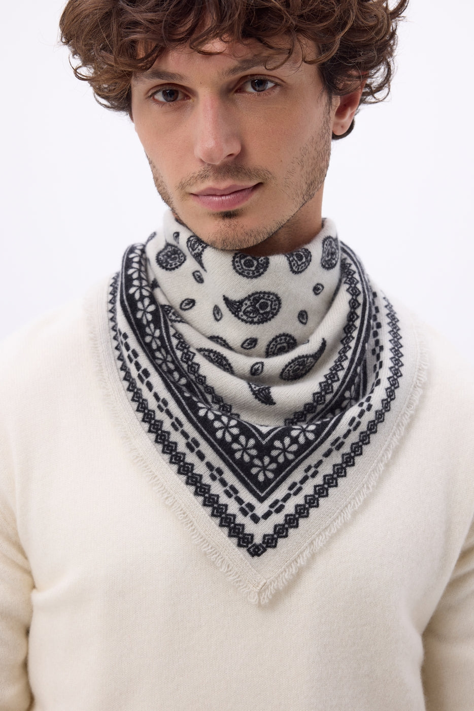 Bandana pequeño Peppy - Blanco - Hombre