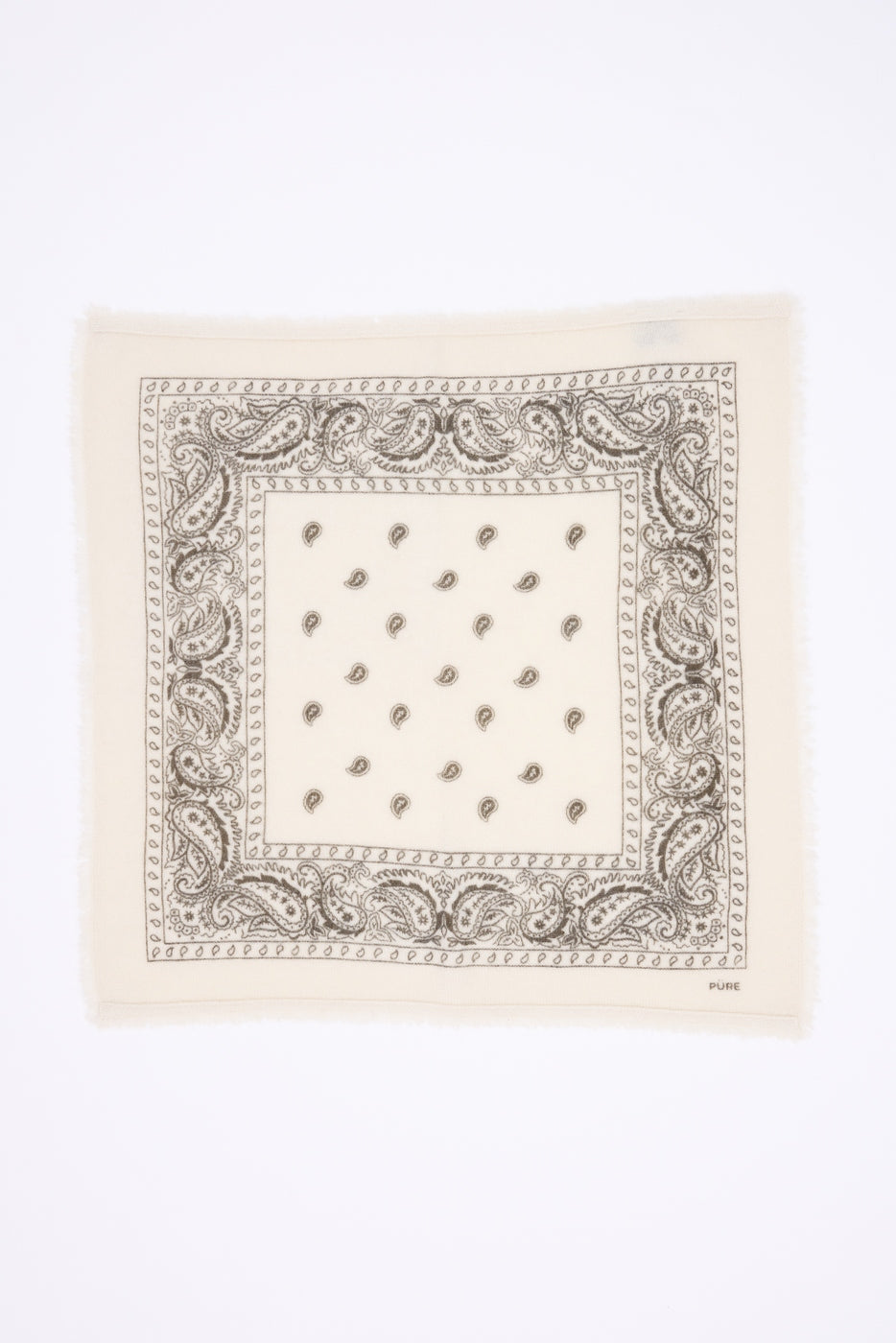 Bandana pequeño Presley - Blanco caqui jaspeado - Mujer