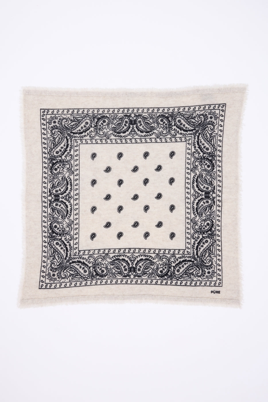 Piccola bandana Presley - Neutral Nero - Donna - 100% cashmere