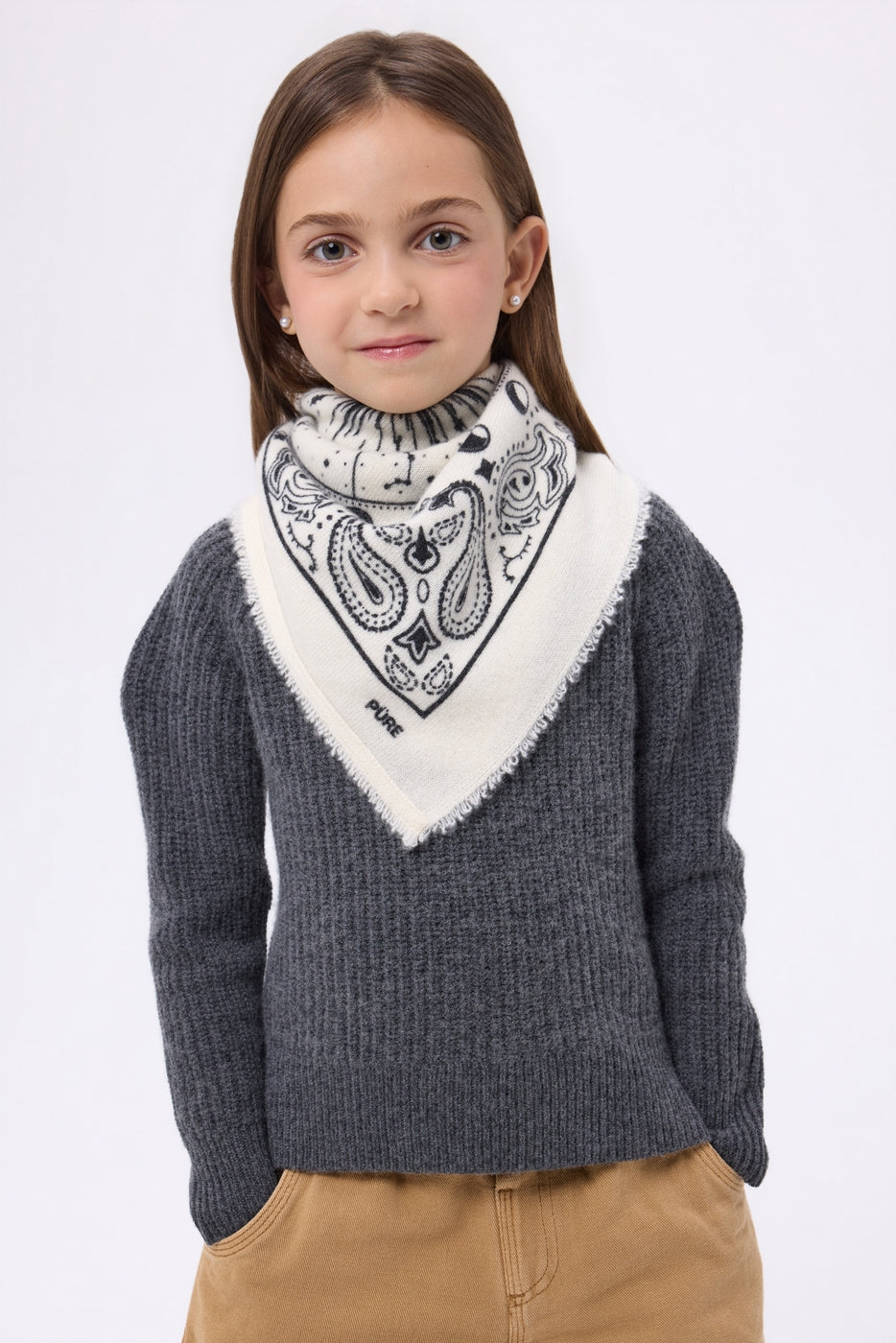 Bandana pequeño Zodiac - Blanco - Niño