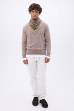 Bandana pequeño Zodiac - Beige crema - Hombre