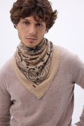 Bandana pequeño Zodiac - Beige crema - Hombre