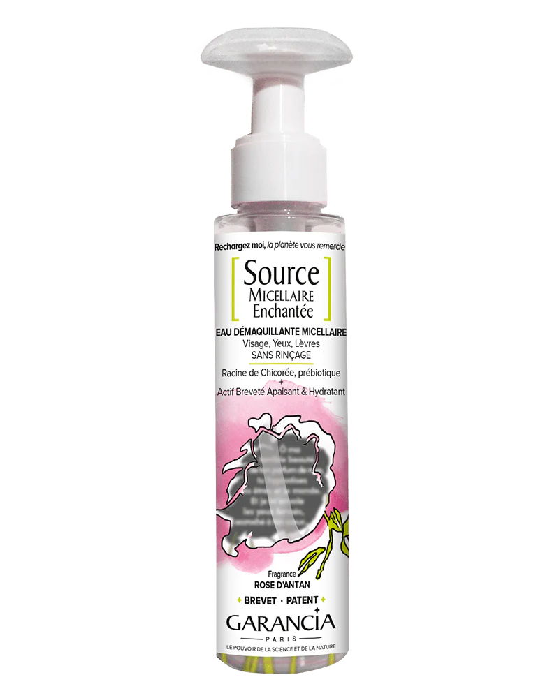 Laboratoire Garancia Limpiadores y Desmaquillantes Fuente Micelar Encantada Aroma de Rosa - Botella de 100 ml