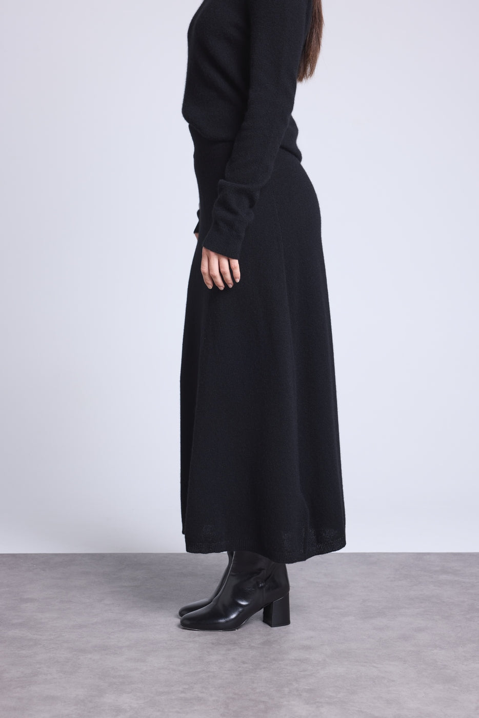 Sofia Maxi Skirt - Black - Women