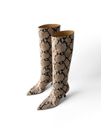 Stiefel Somebody Told Me - Schlangenprint