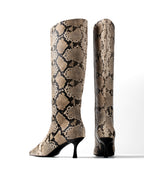 Stiefel Somebody Told Me - Schlangenprint