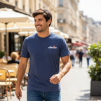 Ellesse Men's Short Sleeve T-Shirt - Navy