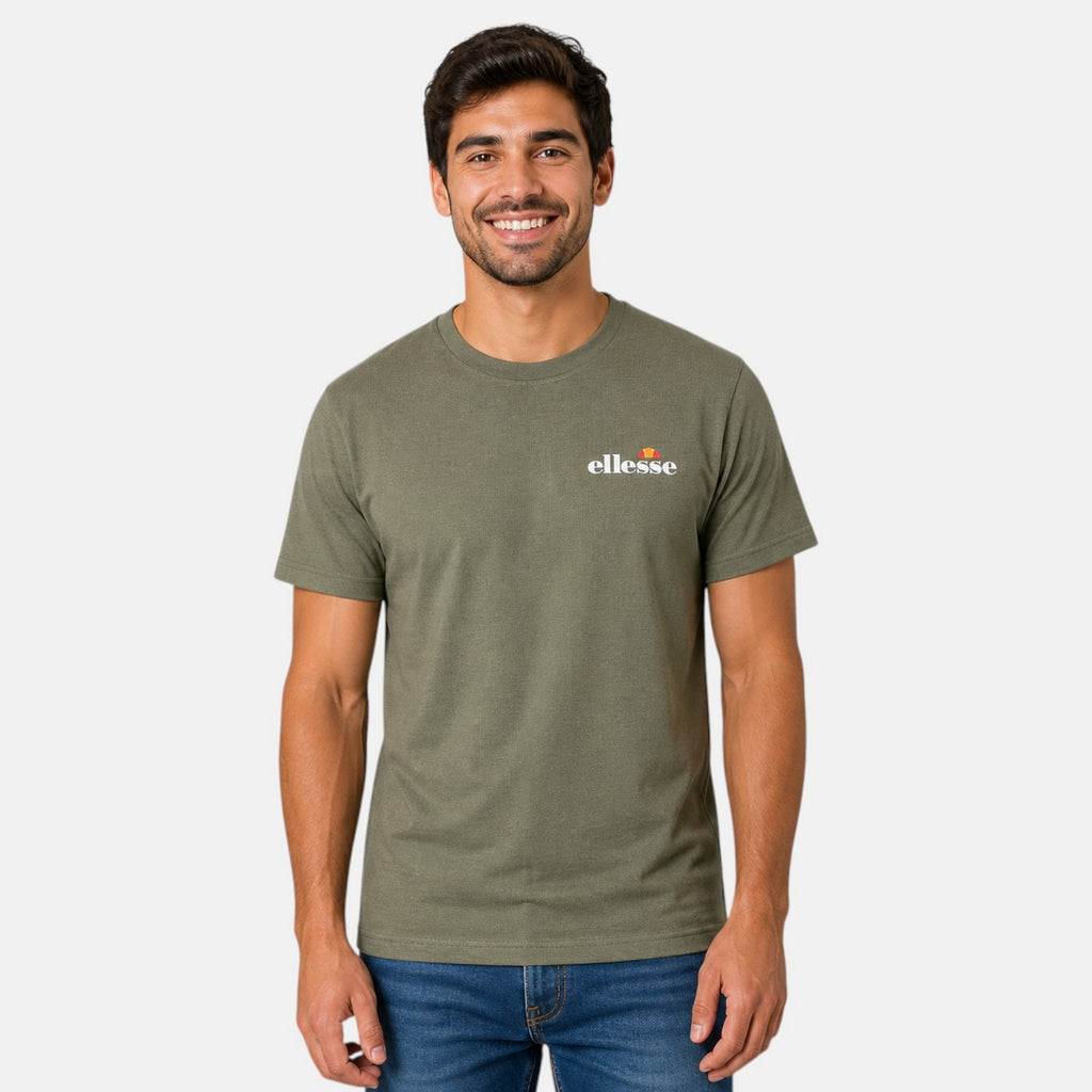 Ellesse Men's Short Sleeve T-Shirt - Khaki