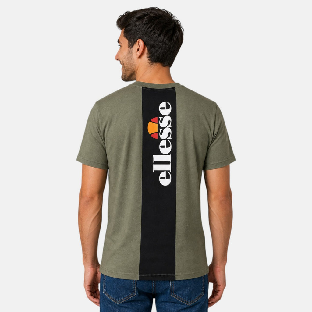 Ellesse Men's Short Sleeve T-Shirt - Khaki