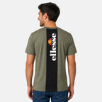 Ellesse Men's Short Sleeve T-Shirt - Khaki