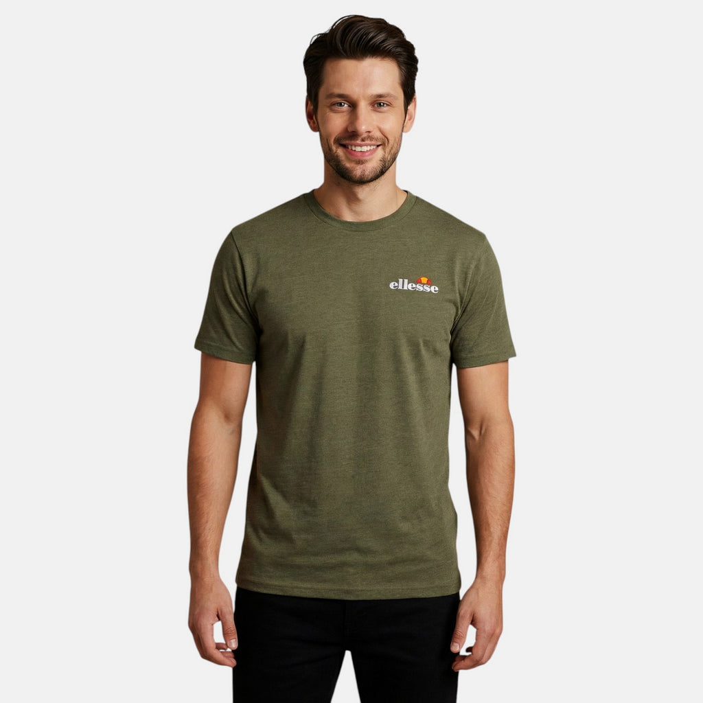 Ellesse Men's Short Sleeve T-Shirt - Khaki
