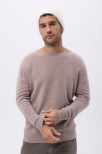 Beanie – Brushed Cashmere Soren - White - Unisex