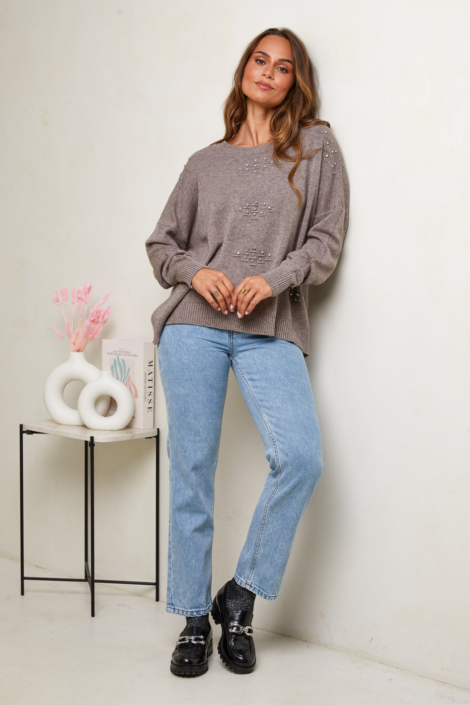 Pull - Taupe