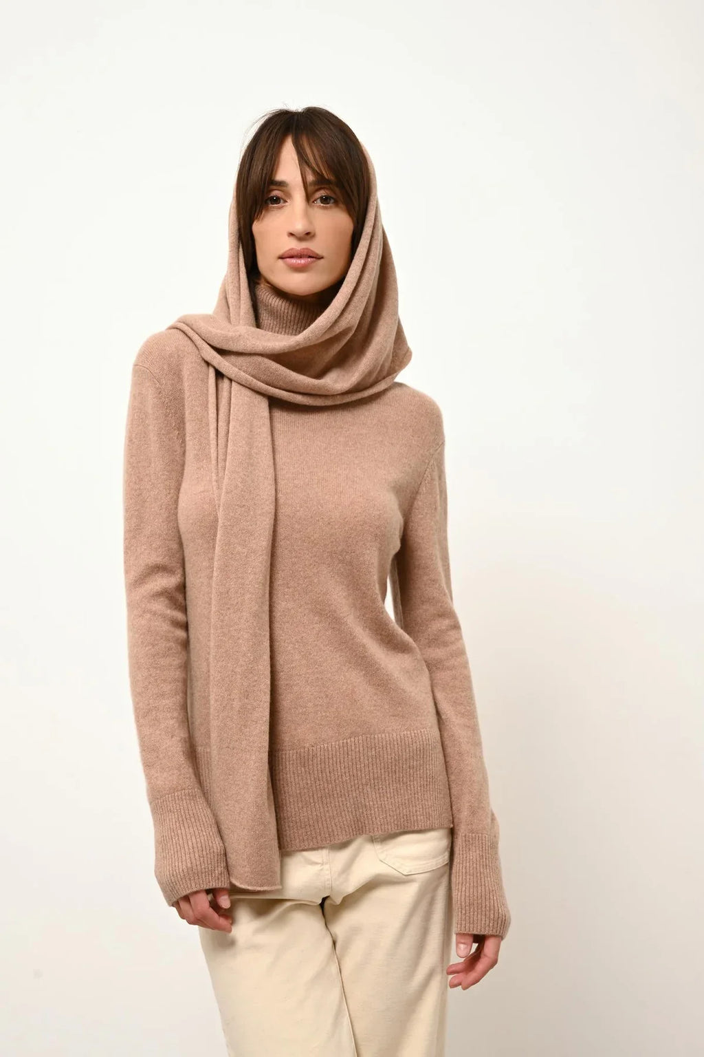Écharpe - Spencer - Camel Chiné