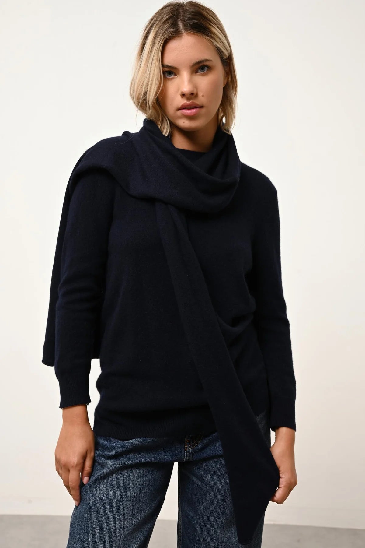 Tørklæde - Spencer - Navy